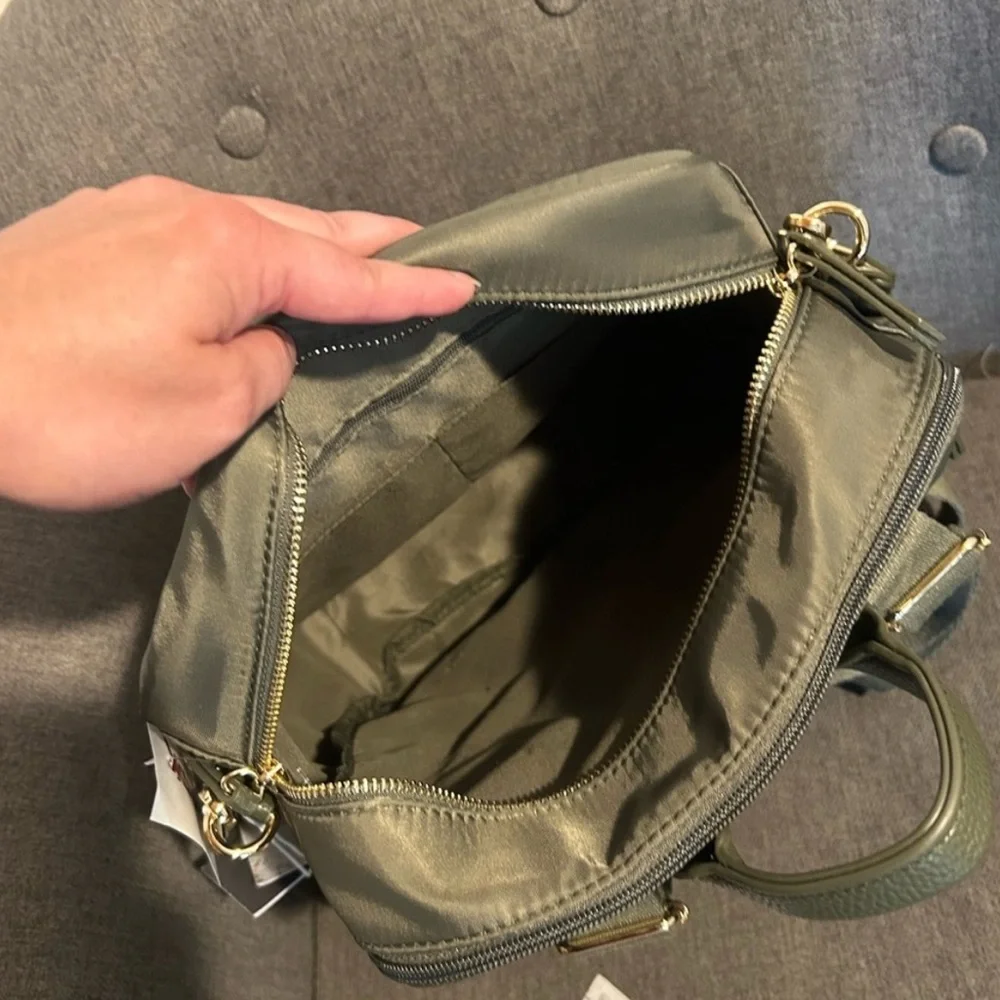 Haute Hippie Olive Green Backpack Bag - Picture 6 of 6